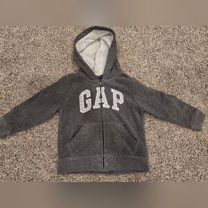 GAP Kids Charcoal Zip-Up Hoodie